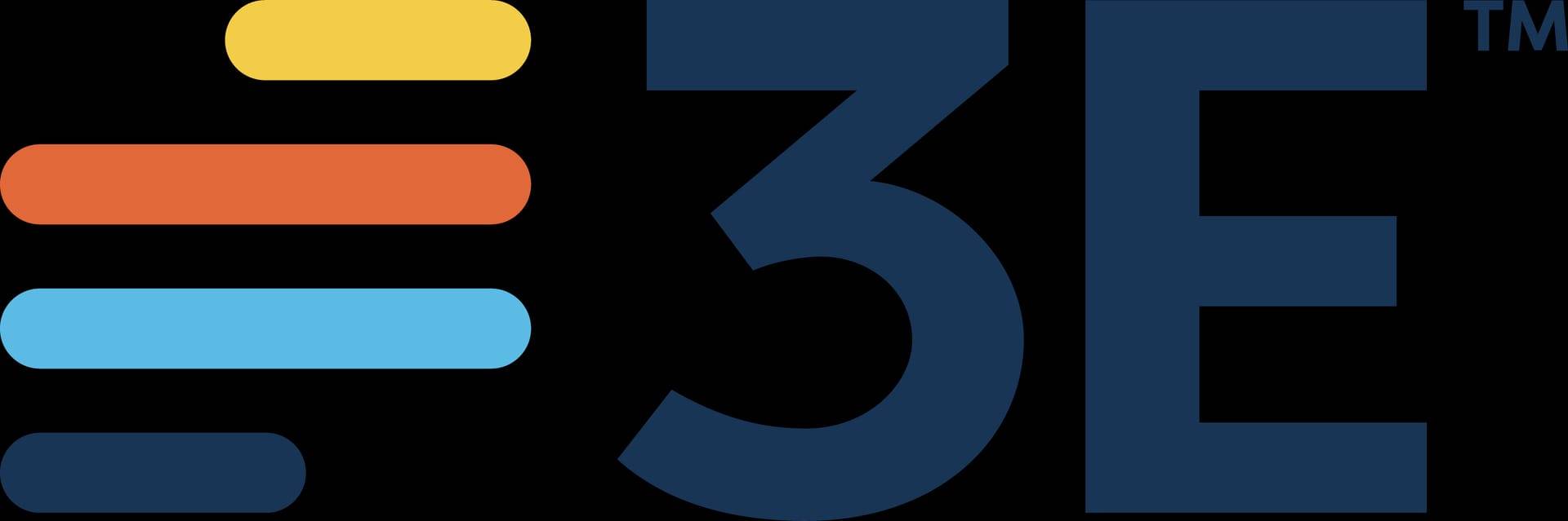 3E logo